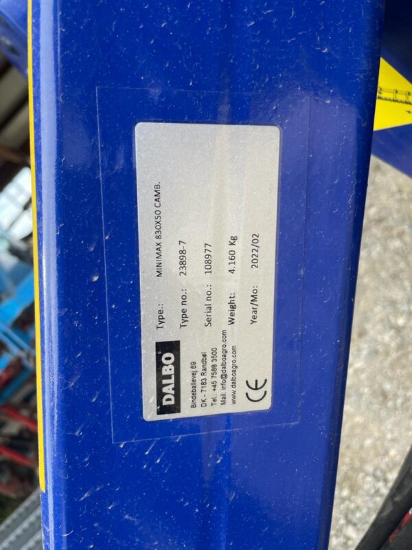 Dalbo Minimax830 und 630Classic Packer & Walze